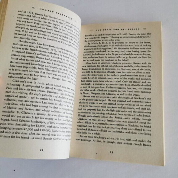 1987 The Devil and Dr Barnes Book, American Art Collector US Art History - Picture 7 of 9